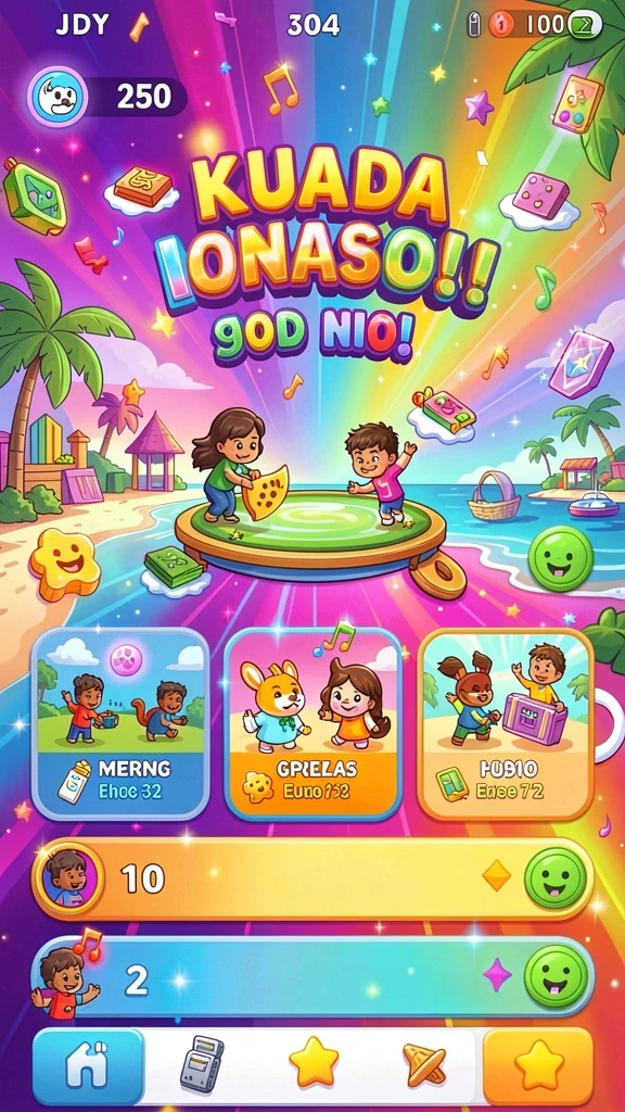 9939 - Tampilan level yang memukau dan penuh warna.