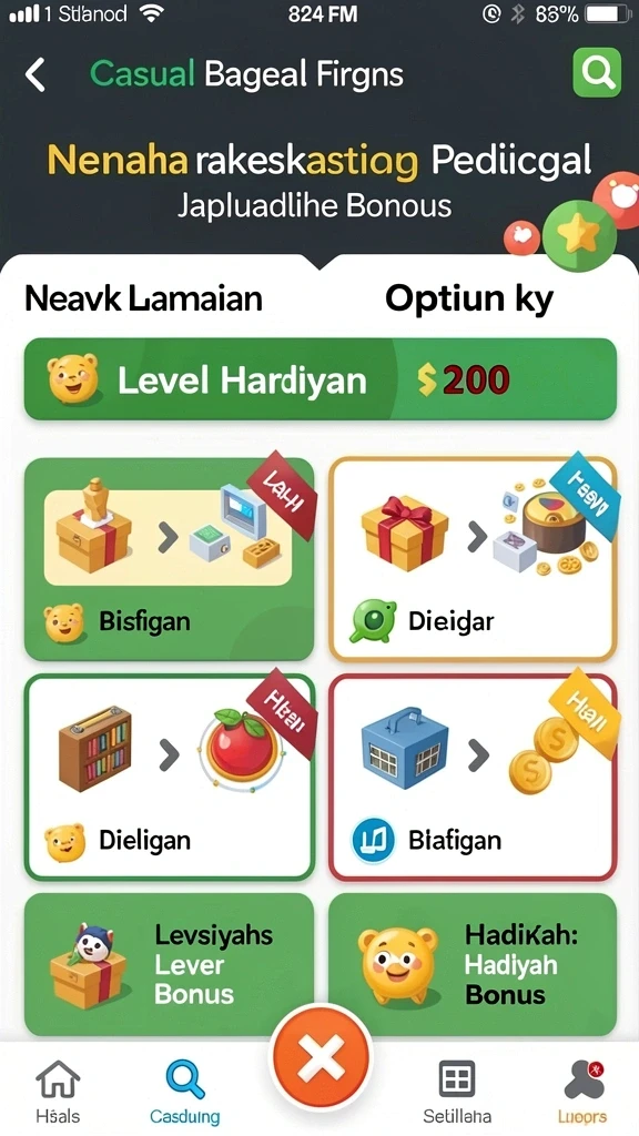 k3k3 - Tampilan antarmuka yang menarik dan mudah digunakan.