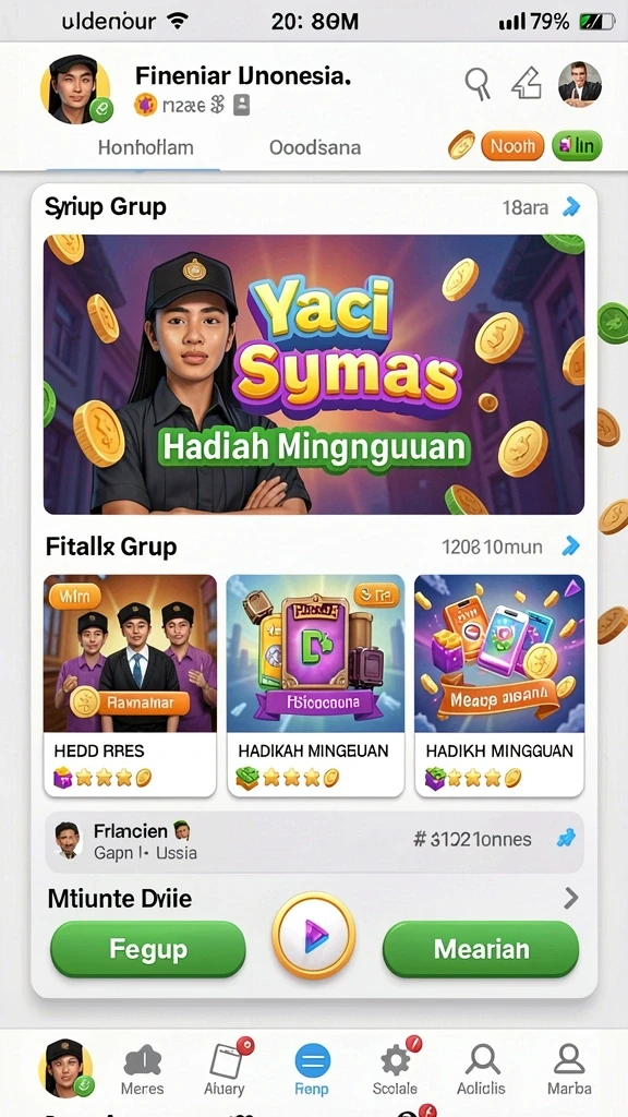 qqstar - Leaderboards untuk menantang teman-teman Anda.