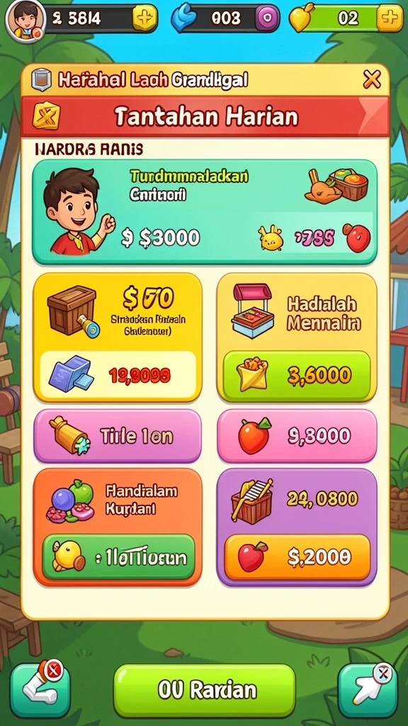 sinte4d - Screenshot menunjukkan petualangan seru di hutan rimba.